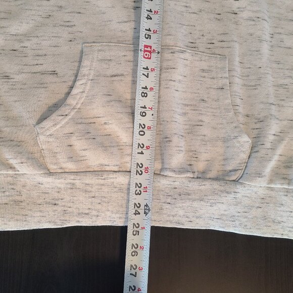 Reflex Gray Hoodie Sweatshirt Multicolor Stripe Love Graphic XL - Picture 5 of 7